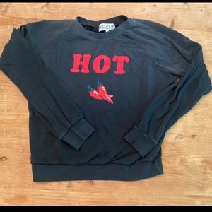 Wildfox Hot Chili Pepper Jumper Like New